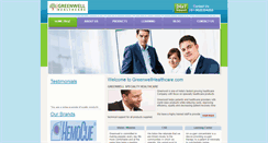 Desktop Screenshot of greenwellhealthcare.com