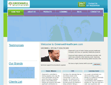 Tablet Screenshot of greenwellhealthcare.com